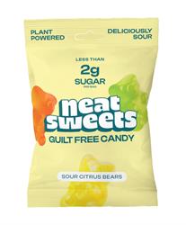 Neat Sweets NeatSweets Low Sugar Plant Based Sour Citrus Gummy Bears 50g
