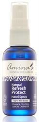 Amina's Natural Skincare Organic Refresh & Protect Hand Spray 50ml