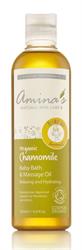 Amina's Natural Skincare Organic Baby Bath & Massage Oil With Chamomile 250ml