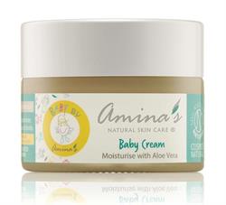 Amina's Natural Skincare Natural Aloe Vera Baby Cream for Face & Body 50ml