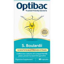 Optibac Probiotics S. Boulardii 80 capsules