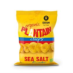 Oxfam Fair Trade OXFAM FAIR TRADE - ORGANIC Plantain Chips Salt 85g