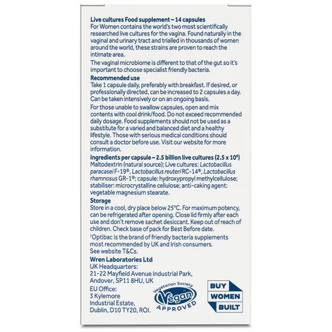 Optibac Probiotics For women 14 capsule