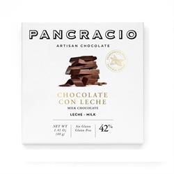 Pancracio Chocolate 42% Cocoa Milk Chocolate Bar 40g