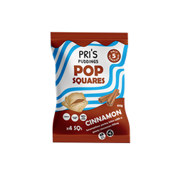 Pris Puddings Pop Squares with Cinnamon 44g
