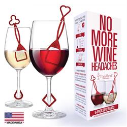 PureWine The Wand Wine Purifier - 8-Pack - Red