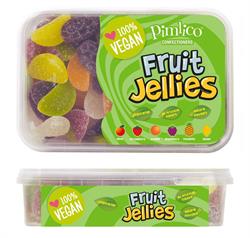 Pimlico Confectioners Vegan Fruit Jellies Tub 450g