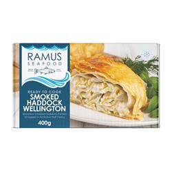 Ramus Seafood Ramus Seafood Frozen Ready to Cook Smoke Haddock Wellington 430g