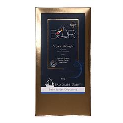 Salcombe Dairy Salcombe Dairy Midnight Organic Chocolate Bar 80g