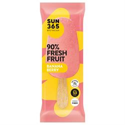 SUN365 FREE SUN365 Real Fruit Ice Cream Berry Banana 70g