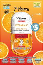 7th Heaven 7th Heaven Nutriactive Vitamin C X 5 Face sheet masks