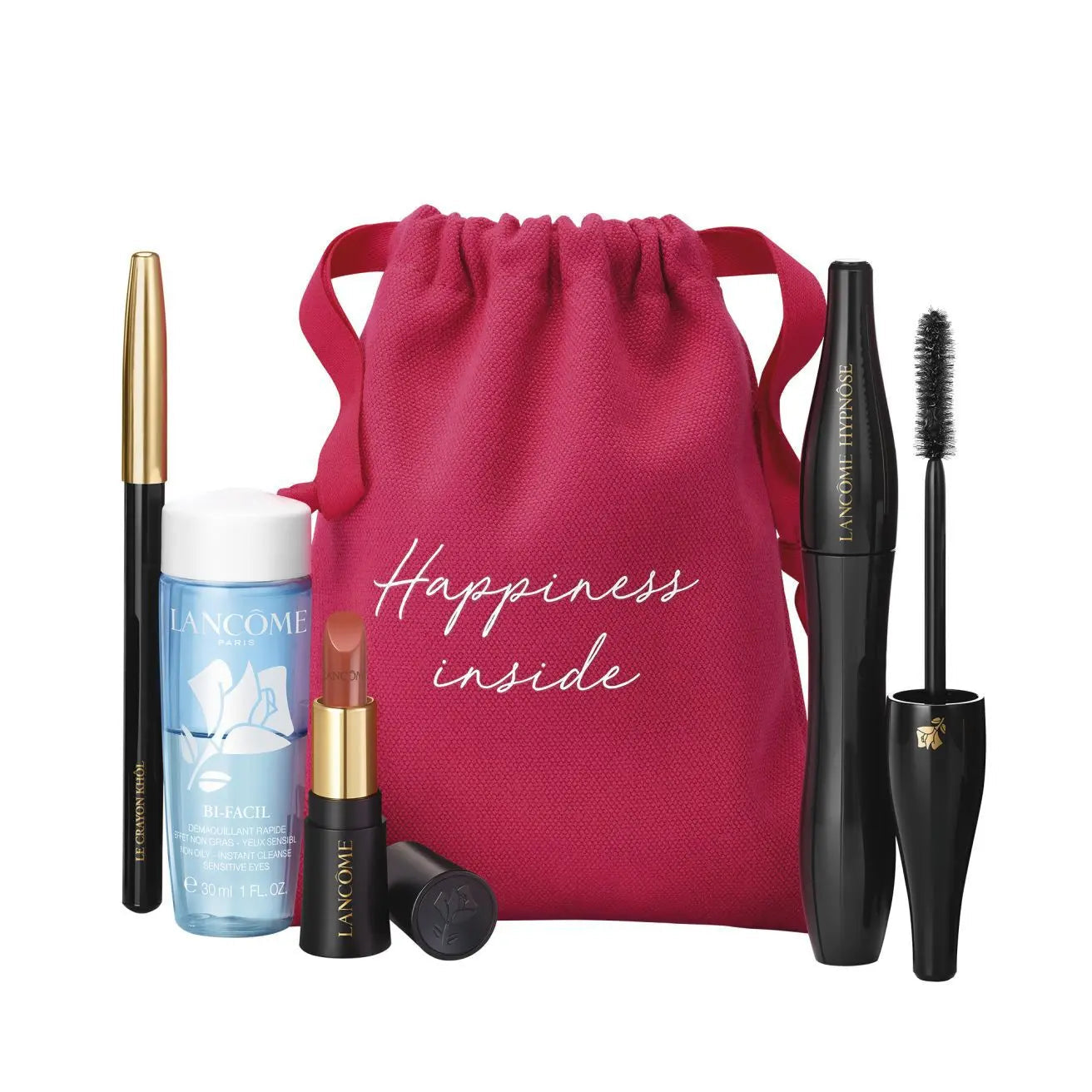 LANCOME SET: MASCARA 6.2ML NO1 BLACK + LIPSTICK