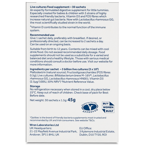 Optibac Probiotics Babies & Children 30 sachet