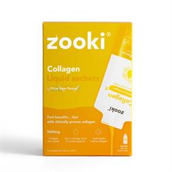 Zooki Marine Collagen 5000mg Citrus Lime 14 Sachets Box
