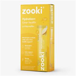 Zooki Electrolytes+ Liver Health Lemon Ginger 7 Sachet