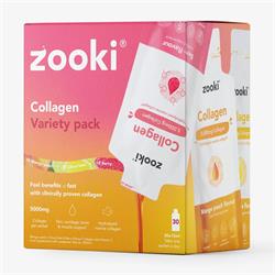 Zooki Marine Collagen 5000mg Variety Pack 30 Sachets Box