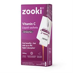Zooki Liposomal Vitamin C 1000mg Acai Berry 5 Sachets Box