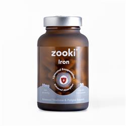 Zooki Liposomal Iron 20mg 30 Capsules 30 Day Supply