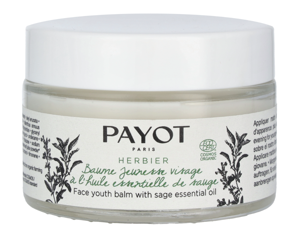 Payot Herbier Bálsamo Rostro Juvenil Con Aceite Esencial De Salvia 50 ml