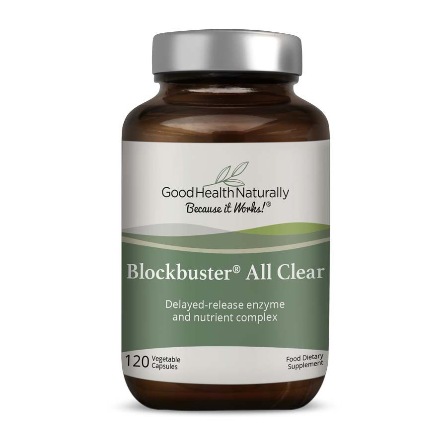 Good Health Naturally Blockbuster® All Clear (sin ftalatos) de liberación retardada, 120 cápsulas