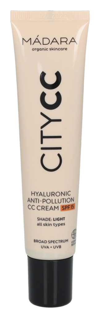 Madara Crema CC Hialurónica Anticontaminación SPF15 40 ml
