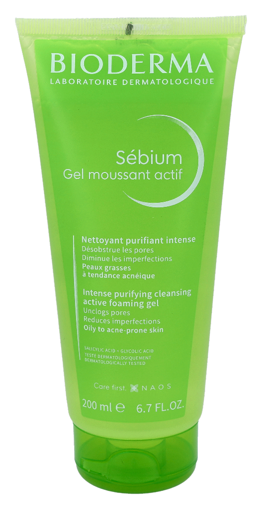 Bioderma Sebium Gel Moussant Actif Foaming Gel 200 ml
