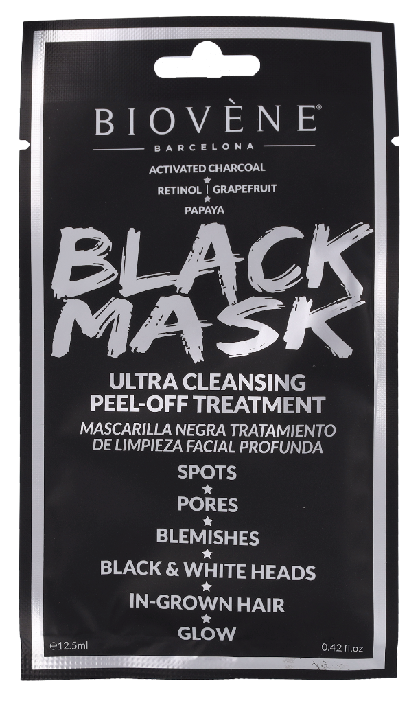 Biovene Mascarilla Peel-Off Negra Perfeccionadora de la Piel 12,5 ml