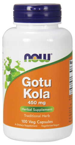 NOW Foods, Gotu Kola, 450mg - 100 vcaps