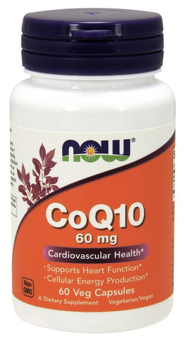 NOW Foods, CoQ10, 60mg - 60 vcaps
