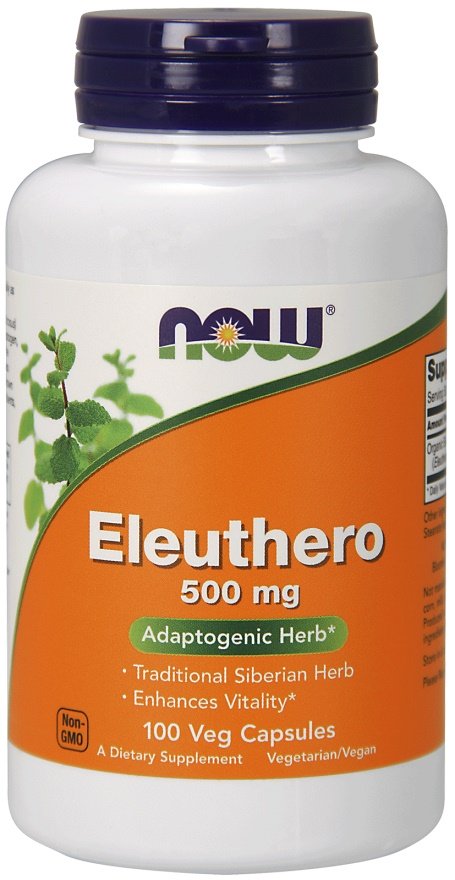 NOW Foods, Eleuthero, 500mg - 100 vcaps