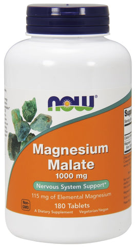 NOW Foods, Magnesium Malate, 1000mg - 180 tabs