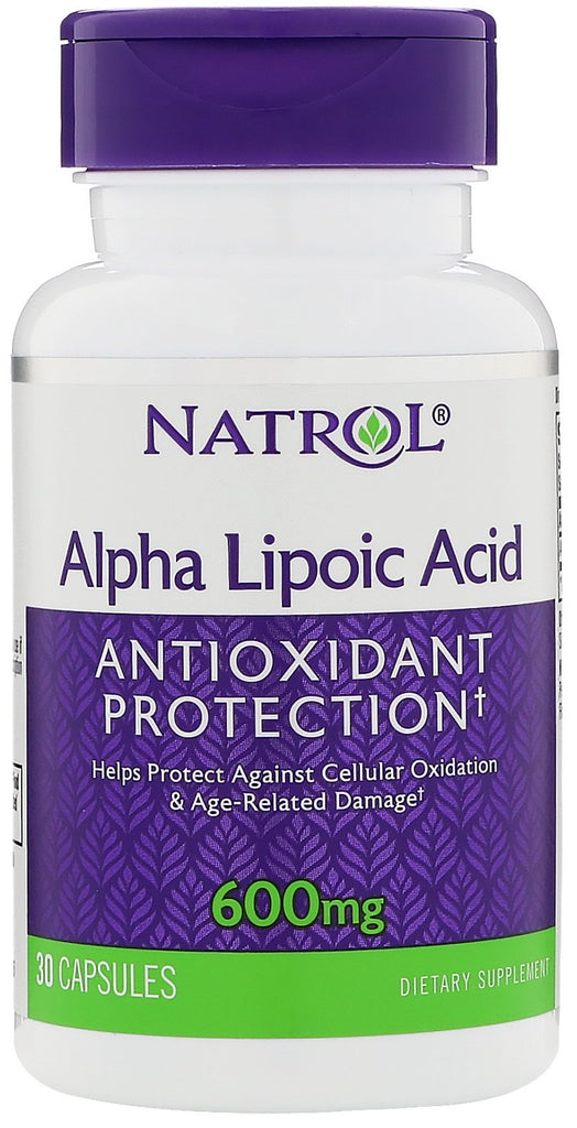 Natrol, Alpha Lipoic Acid, 600mg - 30 caps
