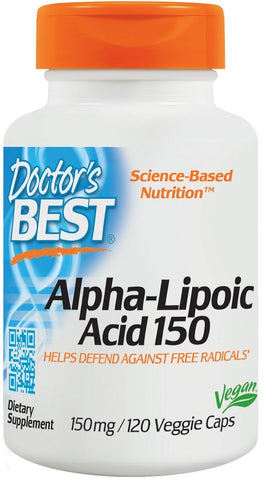 Doctor's Best, Alpha-Lipoic Acid, 150mg - 120 vcaps