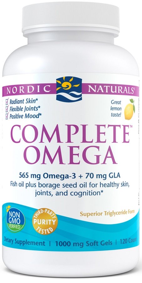 Nordic Naturals, Complete Omega, 565mg Lemon - 120 softgels