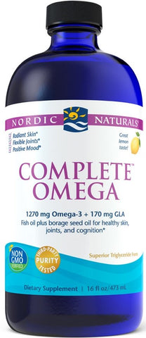 Nordic Naturals, Complete Omega, 1270mg Lemon - 473 ml.