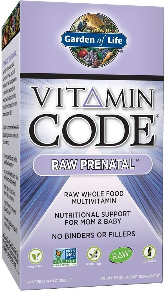 Garden of Life, Vitamin Code Raw Prenatal - 180 vcaps