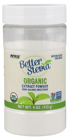 NOW Foods, Better Stevia Extract Powder, Organic - 113g