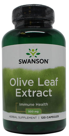Swanson, Olive Leaf Extract, 500mg - 120 caps