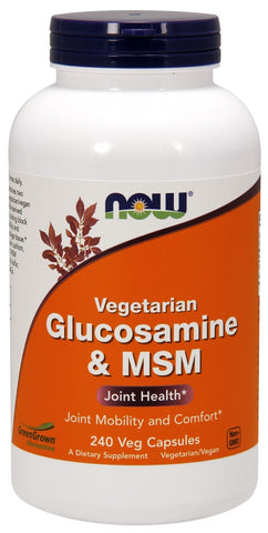 NOW Foods, Glucosamine & MSM Vegetarian - 240 vcaps
