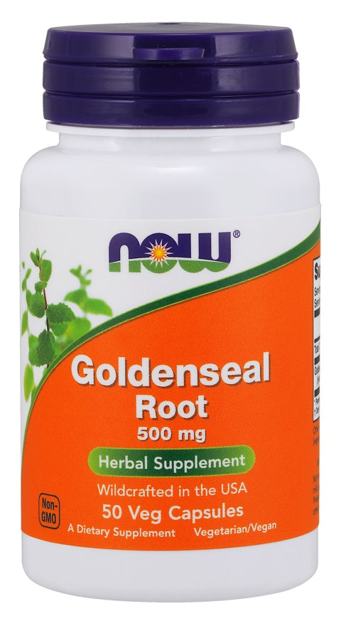 NOW Foods, Goldenseal Root, 500mg - 50 vcaps