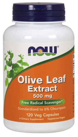 NOW Foods, Olive Leaf Extract, 500mg - 120 vcaps