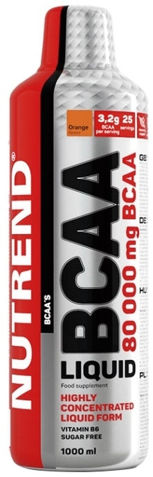Nutrend, BCAA Liquid, Orange - 1000 ml.