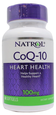 Natrol, CoQ-10, 100mg - 60 softgels