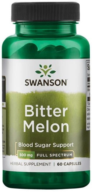 Swanson, Bitter Melon, 500mg - 60 caps