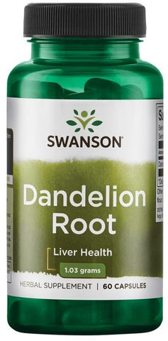 Swanson, Dandelion Root, 515mg - 60 caps