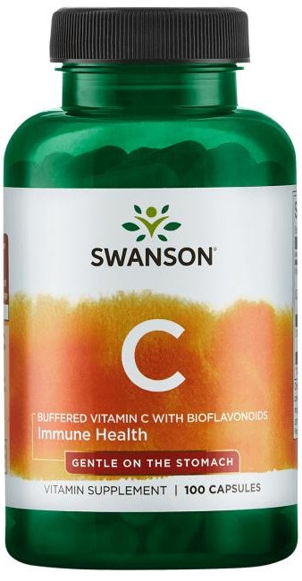 Swanson, Buffered Vitamin C with Bioflavonoids - 100 caps