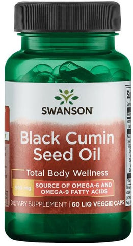 Swanson, Black Cumin Seed Oil, 500mg - 60 liquid vcaps