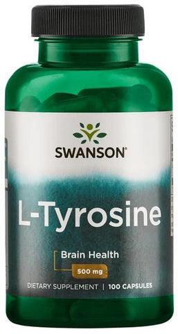 Swanson, L-Tyrosine, 500mg - 100 caps