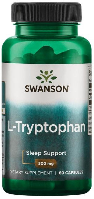 Swanson, L-Tryptophan, 500mg - 60 caps