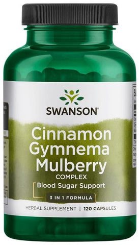 Swanson, Cinnamon Gymnema Mulberry Complex - 120 caps